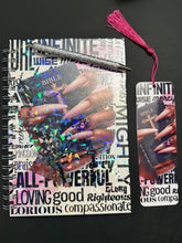 Load image into Gallery viewer, Faith-Inspired Spiral Notebook – Bible &amp; Affirmations Cover Journal
