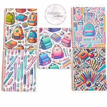 Load image into Gallery viewer, Colorful School Supplies Notebooks - Choice of 4 Spiral Bound | Fun and Vibrant Design
