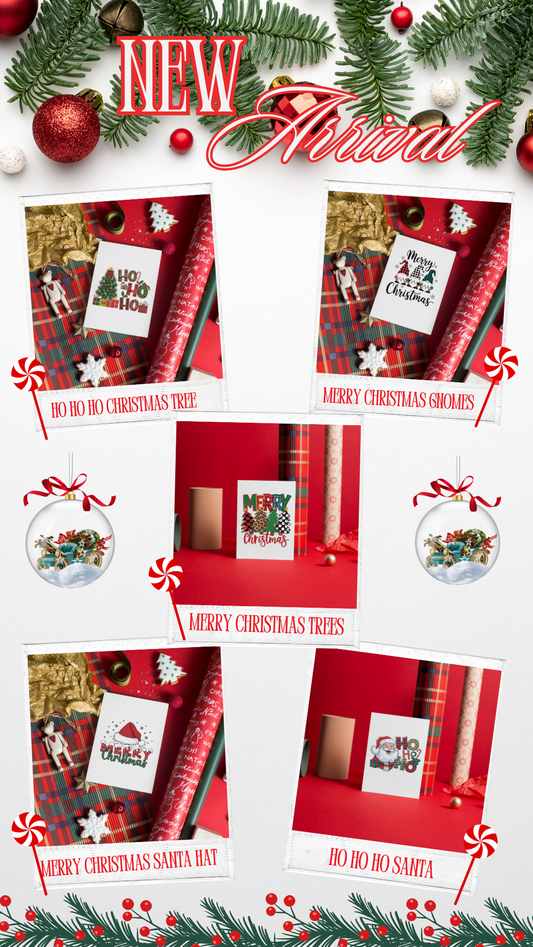 Cozy Christmas | Handmade Christmas Greeting Card Set