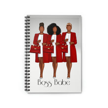 Load image into Gallery viewer, Boss Babe Spiral Notebook - Ruled Line
