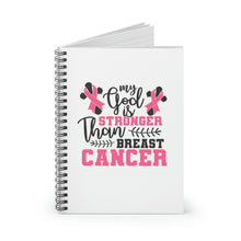 Load image into Gallery viewer, Breast Cancer Stationery | Spiral Notebook - Ruled Line
