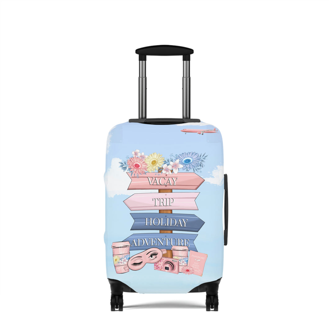 Travel Girl Luggage Cover