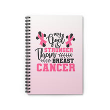 Load image into Gallery viewer, Breast Cancer Inspired | PINK Spiral Notebook - Ruled Line

